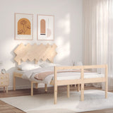 Senior Bed without Mattress 120x200 cm Solid Wood 3195541