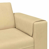 Fabric Sofa with Cushion Grey Green Corduroy fabric 3335135