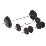 Barbell and Dumbbell Set 90 kg 91405