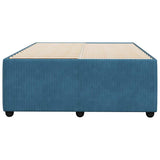 Bed Frame without Mattress Blue 120x200 cm Velvet 3285004
