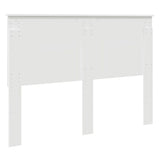 Headboard with Headboard White 140 cm Engineered wood 887758