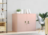 Storage Cabinet Pink 80 x 40 x 90 cm Steel 891683
