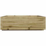 Garden Planter 80x80x26.5 cm Impregnated Wood Pine 847312