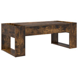 Coffee Table Smoked Oak 110 x 50 x 41 cm Engineered Wood 8000160