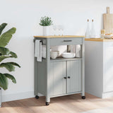 Kitchen Trolley MONZA 60x40x88.5 cm Solid Wood Pine 376098