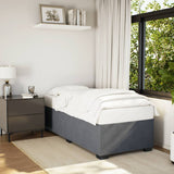 Bed Frame without Mattress Dark Grey 90x190 cm Single Velvet 3284602