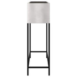 Raised Garden Planter Silver 100 x 26 x 82 cm Stainless steel 865880