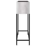 Raised Garden Planter Silver 100 x 26 x 82 cm Stainless steel 865880
