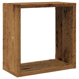 Wall Cube Shelves 6 pcs Old Wood 30x15x30 cm Engineered Wood 856578