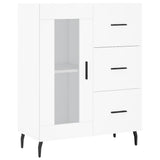 Highboard White 69.5x34x180 cm Engineered Wood 3199953