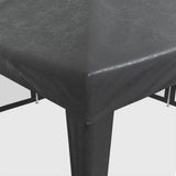 Party Tent with 8 Mesh Sidewalls Anthracite 4x4 m HDPE 4010064