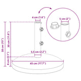 Parasol Base for 40-50 mm Pole 26.45 kg Grey for 40-50 mm Pole 42034378