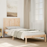 Extra Long Bed Frame without Mattress 100x210 cm Solid Wood 3309241