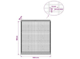 Gabion with 3.5 mm Wire and 5x2.5 cm Mesh 100x50x150 cm 3461876