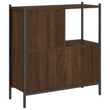 Bookcase Brown Oak 72x28x77.5 cm Engineered Wood 838882