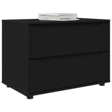 Storage Cabinet 80 x 48 x 57 cm Engineered Wood Black 888818