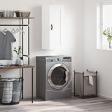 Wall Mounted Cabinet White 34.5x34x90 cm Engineered Wood 830476