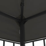 Gazebo with LED String Lights 3x3 m Anthracite 3070322