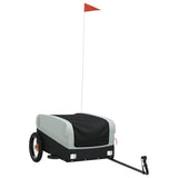 Bike Trailer Black and Grey 30 kg Iron 94035