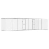 Dog Cage Silver 800 x 200 x 200 cm Galvanised Steel 3368313