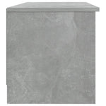 TV Cabinet Concrete Grey 102x35.5x36.5 cm Engineered Wood 811371