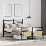 Bed Frame without Mattress Sonoma Oak 120x190 cm Small Double Engineered Wood 4106807
