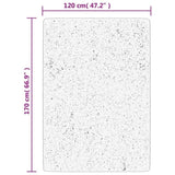 Rug HUARTE Short Pile Soft and Washable Anthracite 120x170 cm 375000