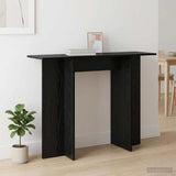 Console Table Black Oak 100 x 30 x 75 cm Engineered Wood 8001168