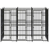 Outdoor Dog Kennel Steel 5.53 m 3097938