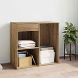 Cosmetic Cabinet Artisan Oak 80x40x75 cm Engineered Wood 857030