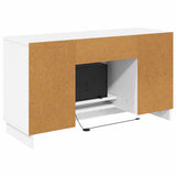 Electric Fireplace White 100 x 33 x 55 cm Engineered wood 8020991