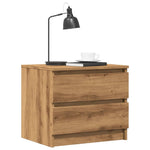 ZNTS Bedside Cabinet Artisan Oak 50x40x43.5 cm Engineered Wood 856520