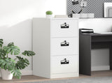 File Cabinet White 44 x 50 x 106.5 cm Cold-Rolled Steel 891603