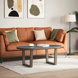 Coffee Table Legs V-Shape 2 pcs Natural Steel 60x cm Steel 4012635