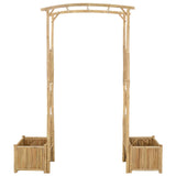Garden Arch Natural 177 x 40 x 205 cm Bamboo 42028055