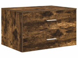 Wall-Mounted Bathroom Cabinet Smoked Oak 62.5 x 44.5 x 50 cm 890330