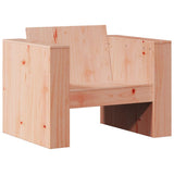 Garden Sofa Natural Wood Solid Douglas Fir Wood Single Durable 832368