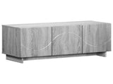 TV Stand 90 x 34.5 x 40 cm Grey Sonoma Engineered Wood 8011573