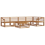 Outdoor Sofa Set 6 pcs Natural Solid Acacia Wood 3367627