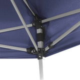 Hexagonal Pop-Up Marquee with 6 Sidewalls Dark Blue 3.6x3.1 m 42110