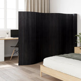 Room Divider Black Width 800 cm Height 165 cm Bamboo 377011