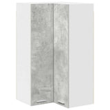 Hanging Cabinet Concrete Grey and White 57 x 57 x 100 cm 884373