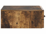 Wall-Mounted Bedside Cabinet 2 pcs Smoked Oak 49 x 34.5 x 20 cm 899306