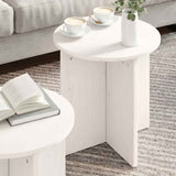Coffee Table 2 pcs White 873548