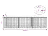 Gabion with 5 mm Wire and 5x5 cm Mesh 300x50x100 cm 3464256