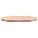 Table Top 90x4 cm Round Solid Wood Beech 355926