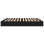 ZNTS Ottoman Bed Frame No Mattress Black 200x200 cm Velvet 3310987