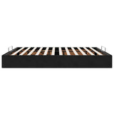 ZNTS Ottoman Bed Frame No Mattress Black 200x200 cm Velvet 3310987