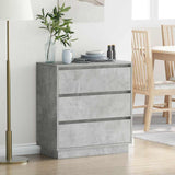 Bedside Cabinet Concrete Grey 71 x 34.5 x 75 cm Engineered wood 869637