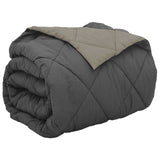 Full Year Duvet Light Grey and Anthracite 240 x 260 cm 42025643